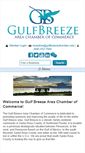 Mobile Screenshot of gulfbreezechamber.com